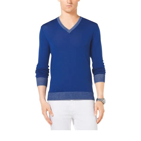 michael kors v neck mens sweater|Michael Kors crewneck sweaters.